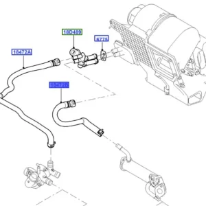 Wyprzedaż Wąż przewód nagrzewnicy Ford Transit 2006 2014 - wyprzedaż