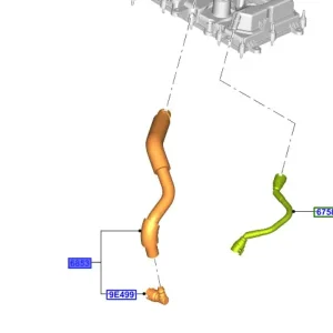 Wąż przewód odmy FOrd MK4 - wyprzedaż Promocja