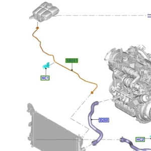Wąż przewód zbiorniczka wyrównawczego Ford Focus MK3 - wyprzedaż Nowość