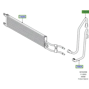 Wąż rurka chłodnicy przekładni Ford Fiesta Fusion 01-12 - wyprzedaż Najlepsza cena