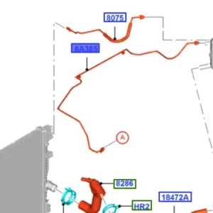 Wąż rurka zbiorniczka wyrównawczego Ford Mondeo MK5 Smax Galaxy Nie przegap