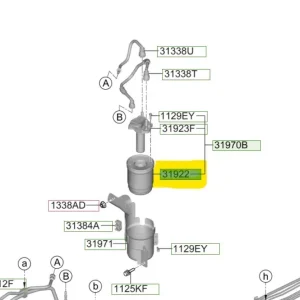 Wkład filtra paliwa Hyundai Kona (2021) OE - wyprzedaż Ekspresowa dostawa