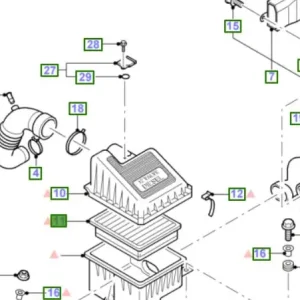 Nie przegap Wkład filtra powietrza 2.5d