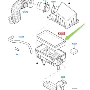 Obniżka ceny Wkład filtra powietrza FORD