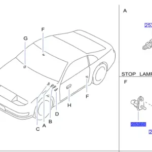 Włącznik drzwiowy nissan - wyprzedaż Nowość