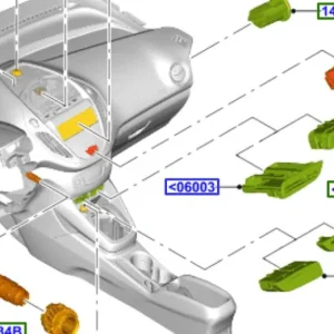 Włącznik świateł awaryjnych Ford Transit Courier 2014 - wyprzedaż Oferta czasowa