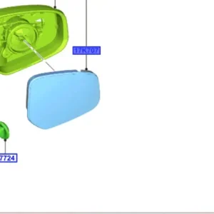 Wkład lusterka turneo courier 2014-2024 - wyprzedaż Cena promocyjna