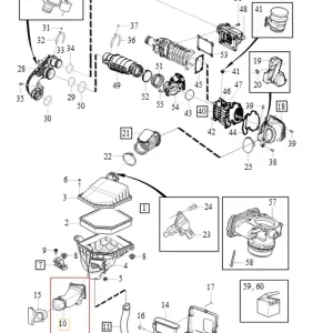Wlot dolot do obudowy filtra powietrza XC60 II Najlepsza cena