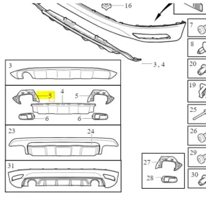 Wyprzedaż Wspornik lewy XC60