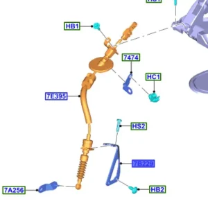 Wspornik linki zmiany biegów Ford Ranger TKE 2011 - wyprzedaż Cena promocyjna