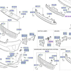 Wspornik mocowanie lewe zderzaka przedniego Kia Sorento 17-20 Promocja