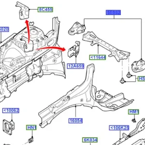 Wspornik lewy belki przedniej mondeo MK4 Nie przegap