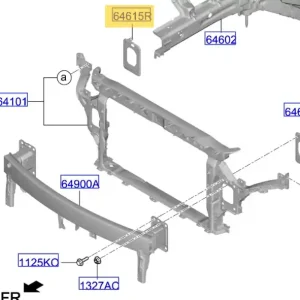 Wspornik podłużnicy przód prawy KIA Ceed / Xceed / Proceed (2018-) - wyprzedaż Hit cenowy