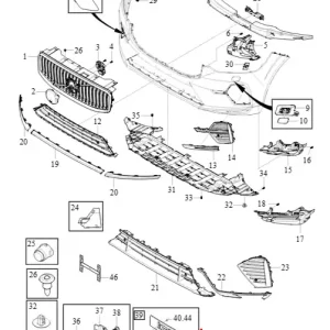 Wspornik uchwyt tablicy rejestracyjnej Volvo XC60 2018 Najlepsza cena