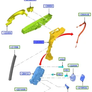 Oferta limitowana Wspornik zamka drzwi prawy tył mondeo MK5
