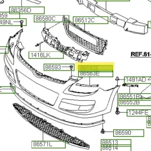 Wspornik zderzaka przedniego lewy Hyundai I30 - wyprzedaż Zamów dziś