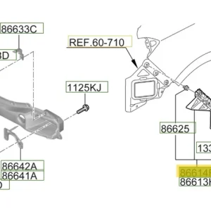 Okazja Wspornik zderzaka tylnego prawa strona Hyundai I30