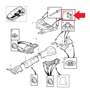 Bestseller Wspornik zderzaka tylnego Volvo - wyprzedaż