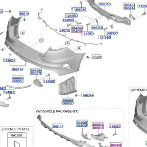 Cena promocyjna Wspornik zderzaka tylny prawy 2020