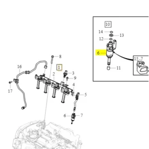 Zamów dziś Wtryskiwacz paliwa B420T4 / T5 / T6 / T8