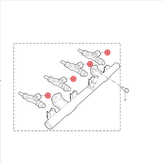 Wtryskiwacz paliwa MG3 2024 hybryda MG Wysoka jakość