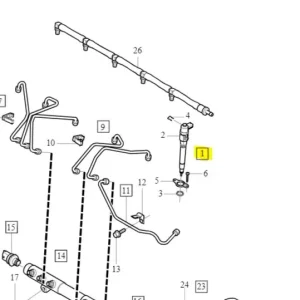 Wtryskiwacz paliwa V70 S60 XC90 Rabat