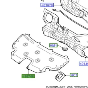 Wygłuszenia pokrywy silnika MK2 Nowy