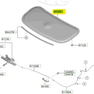 Nie przegap Wygłuszenie maski silnika Hyundai Tucson