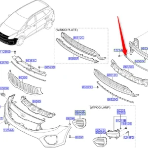 Wzmocnienie zderzaka przedniego 2016 2018 Taniej