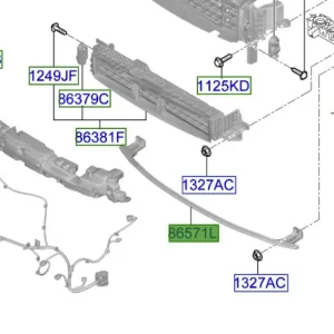Sprawdź teraz Wzmocnienie zderzaka przedniego Kia Sportage 2025