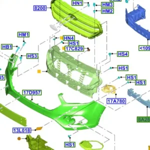 Wzmocnienie zderzaka przód kuga 20122020 FORD Nowość