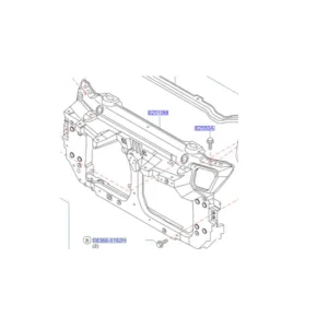 Ekspresowa dostawa Wzmocnienie zderzaka przód NISSAN