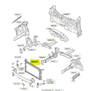 Wzmocnienie czołowe Hyundai Elantra (2019) OE Szybka dostawa