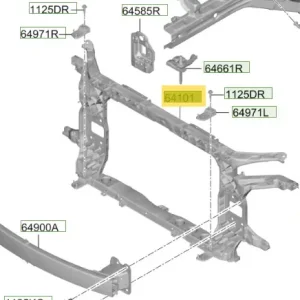 Nowość Wzmocnienie czołowe Hyundai Tucson (2022)