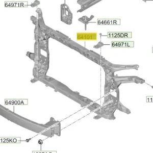Bestseller Wzmocnienie czołowe Hyundai Tucson (2024)