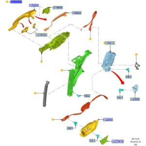 Taniej Zamek drzwi lewy tył 2018
