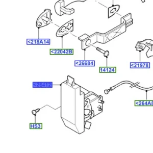 Zamek drzwi prawy przód focus MK1 FORD - wyprzedaż Kup online