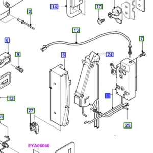 Zamek drzwi prawy przód transit 9400 FORD - wyprzedaż Bestseller