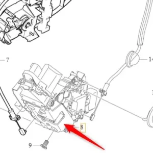 Najlepsza cena Zamek drzwi tylny prawy