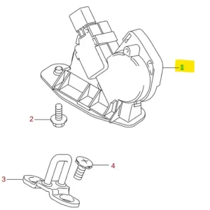 Zamek drzwi tylnych Suzuki SX4 / S Cross - wyprzedaż Rabat