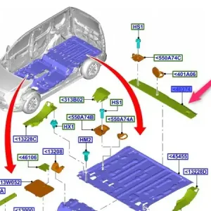 Szybka dostawa Wykończenie pasa tylnego FORD - wyprzedaż