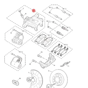 Dodaj do koszyka Zacisk hamulcowy prawy tył MG3 2024 hybryda