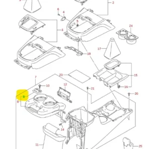 Zamów teraz Zamek podłokietnika Suzuki Grand Vitara - wyprzedaż