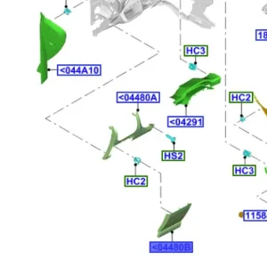 Zaślepka deski rozdzielczej Ford Kuga 2012 2020 - wyprzedaż Darmowa dostawa