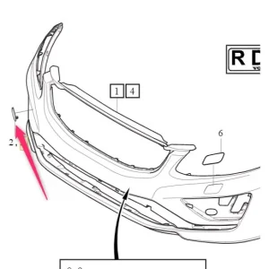 Tylko dziś Zaślepka haka holowniczego zderzaka przód XC60 Volvo