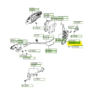 Zatrzask drzwi przednich z siłownikiem Hyundai Coupe - wyprzedaż Oferta