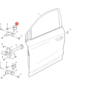 Darmowy zwrot Zawias górny drzwi prawy przód MG3 2024
