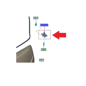 Zawias klapa tyl Tani