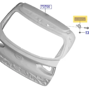 Zawias klapy bagażnika KIA Ceed / Xceed / Proceed (2018-) - wyprzedaż Zniżka