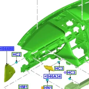 Zaślepka lewa deski rozdzielczej Ford Mustang - wyprzedaż Niska cena